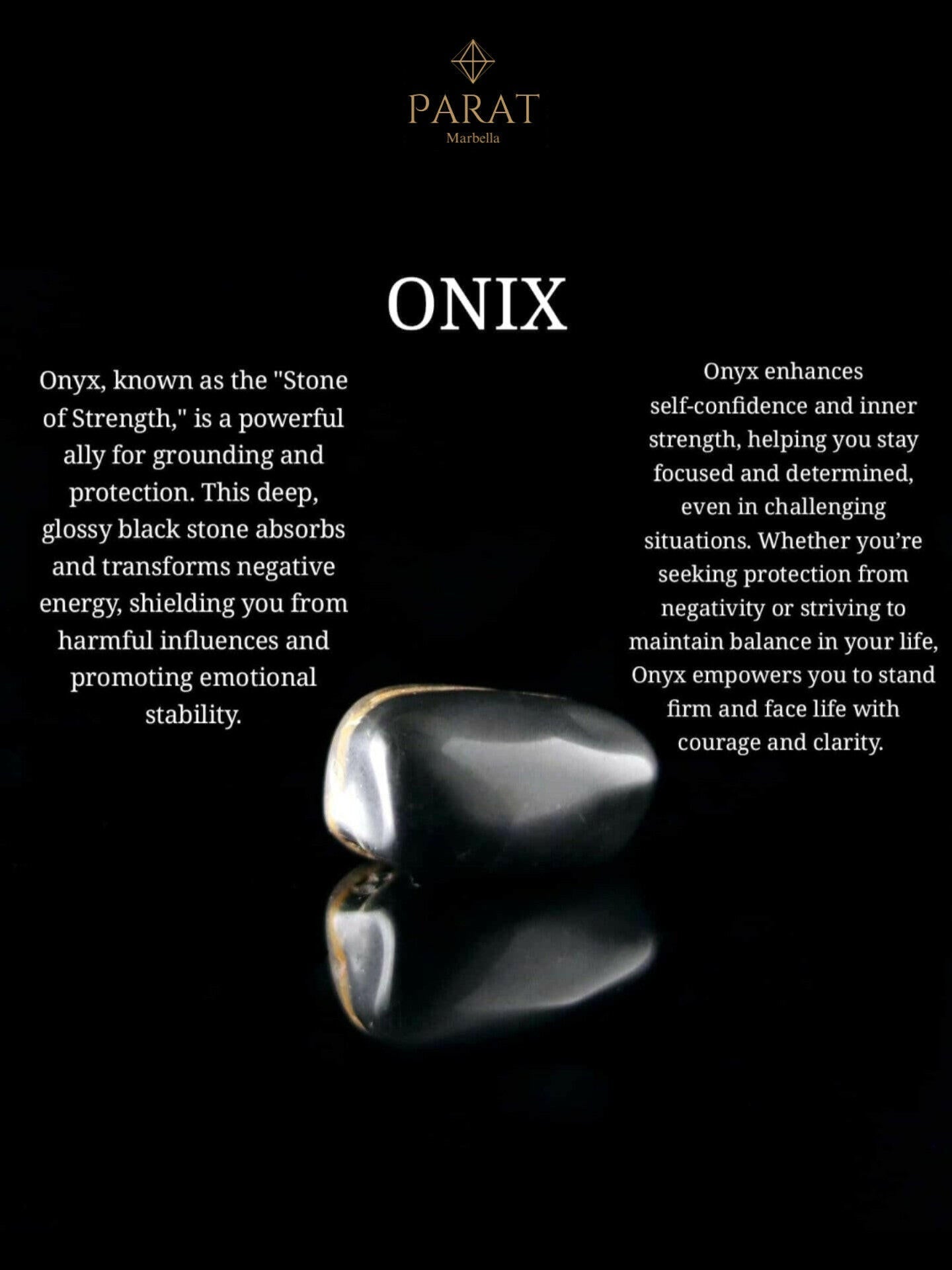 Black Onyx 6mm Bracelet - Parat Marbella