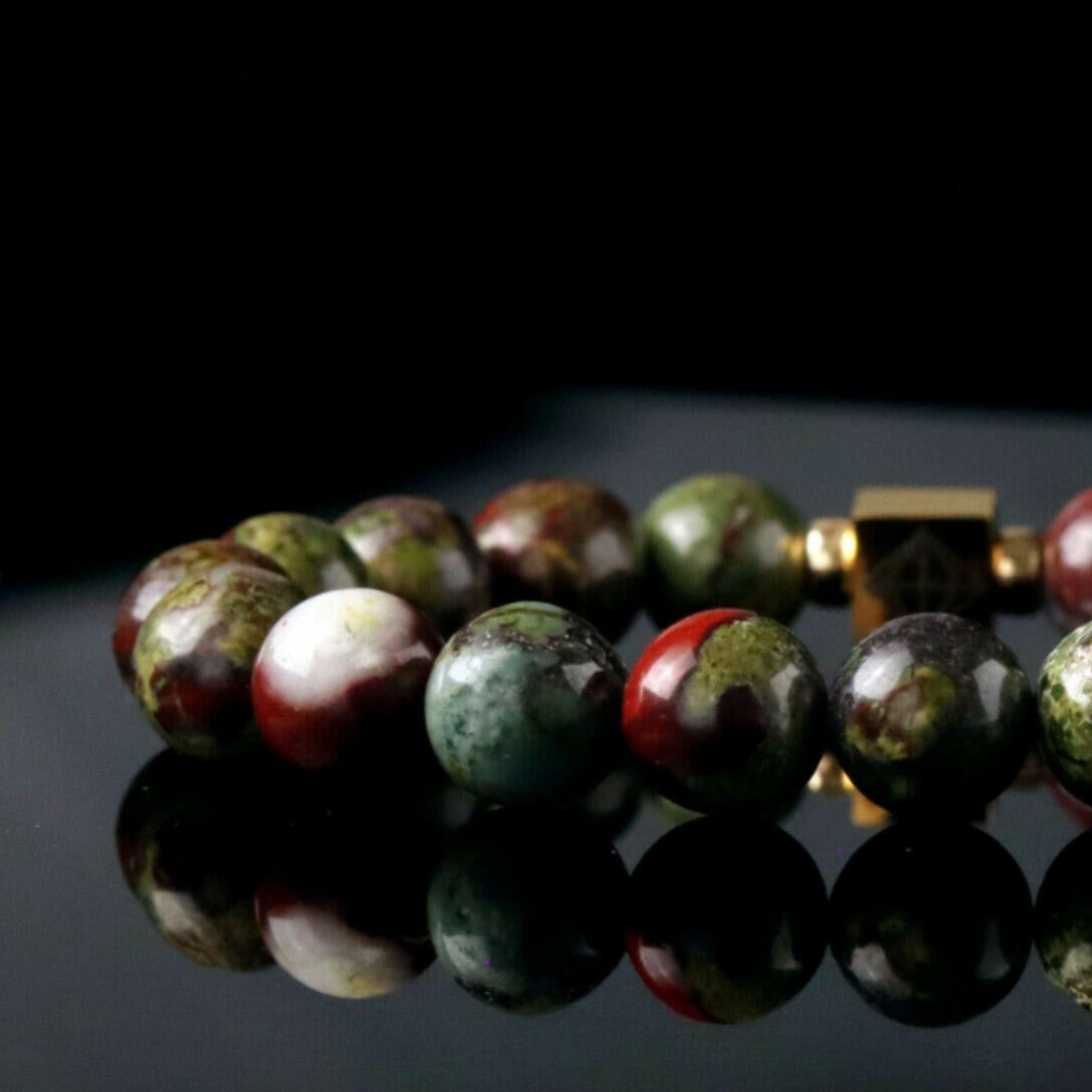 Bloodstone 14K Gold Bracelet - Parat Marbella