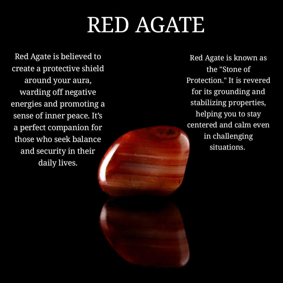 Red Frosted Agate Bracelet - Parat Marbella