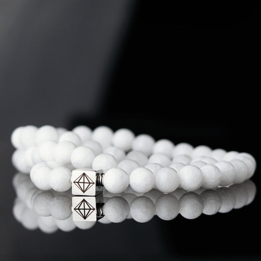 White Jade Necklace - Parat Marbella