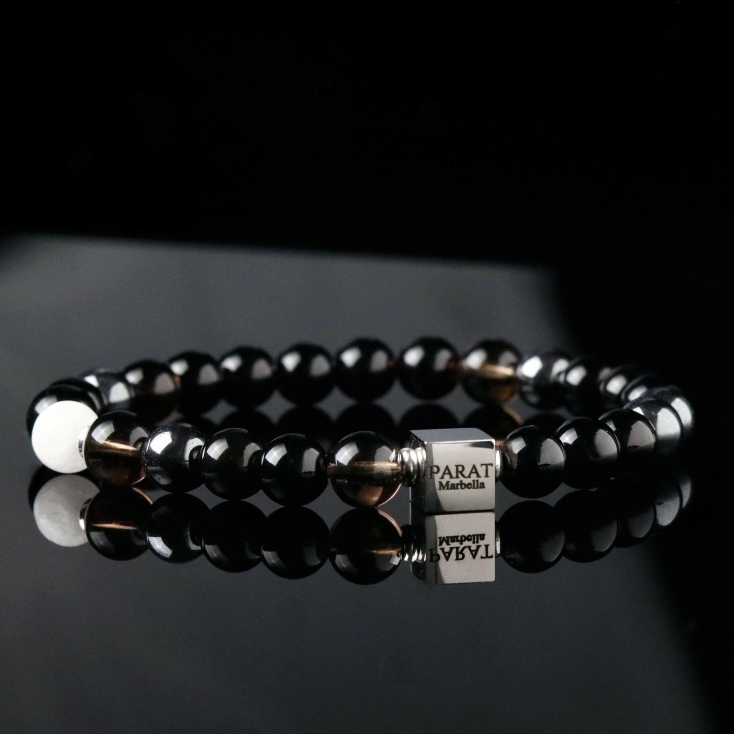 Yin Yang Black Tourmaline Multi Stone Bracelet - Parat Marbella
