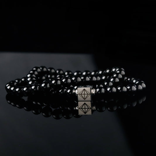 Black Onyx Necklace - Parat Marbella
