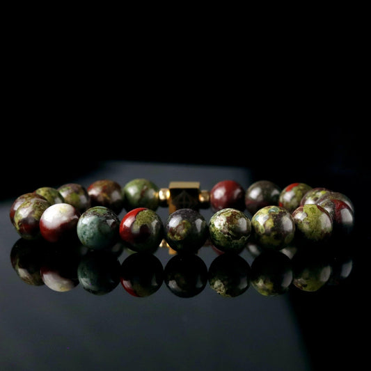 Bloodstone 14K Gold Bracelet - Parat Marbella