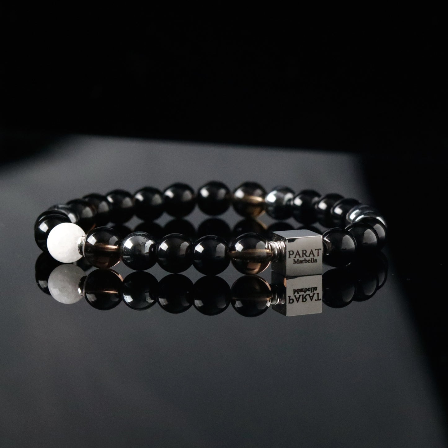 Yin Yang Black Tourmaline Multi Stone Bracelet - Parat Marbella
